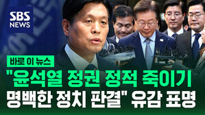 "윤석열 정권의 정적 죽이기&hellip;명백한 정치 판결" 민주당 유감 표명