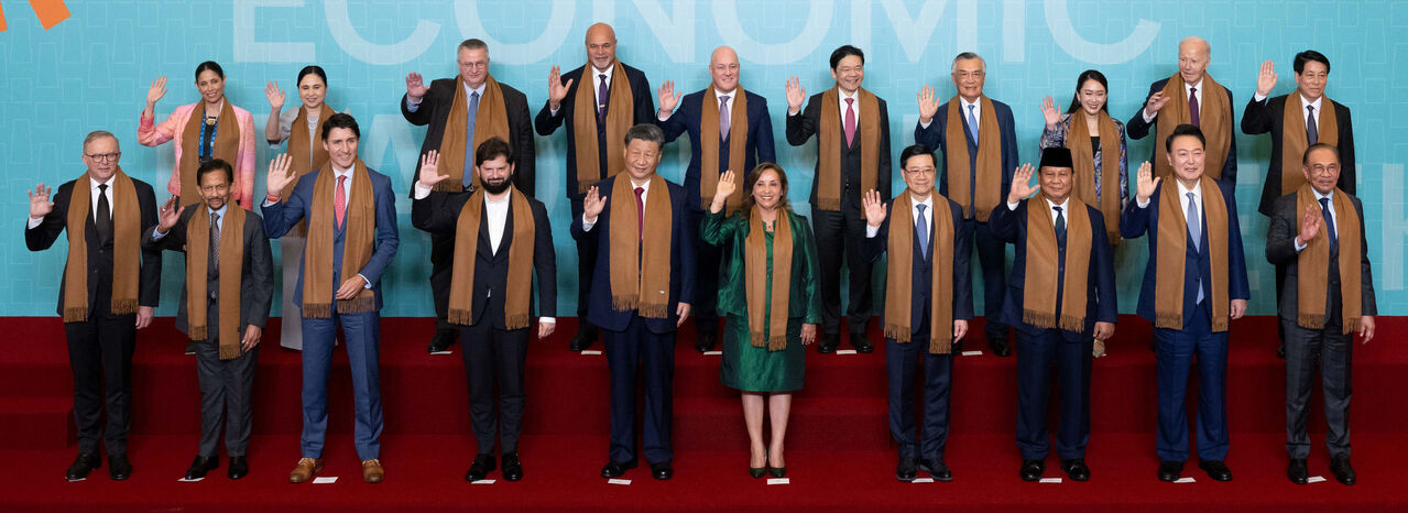 윤석열 대통령과 APEC 정상들 (사진=공동취재, 연합뉴스)