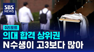 [D리포트] 의대 합격 상위권 고교 N수생 ＞ 고3…의대 증원 여파