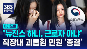 [D리포트] "뉴진스 하니, 근로자 아니다"&hellip;직장내 괴롭힘 민원 종결