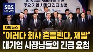 [자막뉴스] "이러다 회사 흔들린다, 제발"&hellip;대기업 사장님들의 긴급 요청