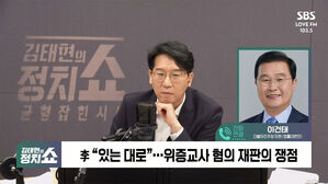 [정치쇼] 이건태 "이재명 위증교사 1심? 당연히 무죄&hellip;플랜B 생각 안 해"