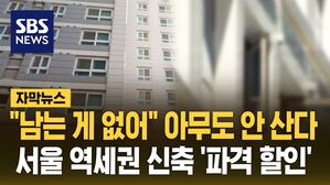 [자막뉴스] "남는 게 없어" 아무도 안 산다&hellip;서울 역세권 신축 '파격 할인