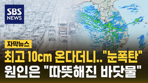 "찬 공기가 따뜻한 바다 지나다&hellip;" 11월 첫눈에 이례적 폭설 내린 이유