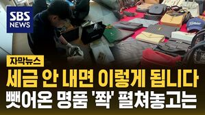 [자막뉴스] 세금 안 내면 이렇게 됩니다&hellip;아끼던 명품 '홀라당'