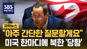 [자막뉴스] "아주 간단한 질문할게요"&hellip;미국 한마디에 북한 '당황'