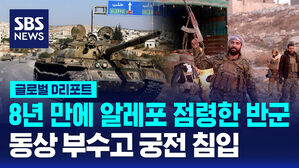 [글로벌D리포트] 반군 8년 만에 알레포 점령&hellip;동상 부수고 궁전 침입