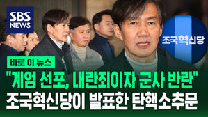 [바로이뉴스] "계엄 선포, 그 자체가 내란죄이자 군사 반란"&hellip;조국혁신당의 탄핵소추문