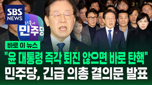 [바로이뉴스] 민주 "윤 대통령 즉각 퇴진 안 하면 탄핵 돌입" 의총 결의