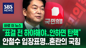 [바로이뉴스] "대통령직 수행은 이미 불가능&hellip;표결 전 하야 안 하면 탄핵" 안철수 입장 표명