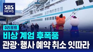 [D리포트] 비상 계엄 후폭풍&hellip;외국인 관광&middot;행사 예약 취소 잇따라