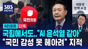 [단독] 국민의힘 의총서 "대통령 담화, 'AI 윤석열' 같아&hellip;국민 감성 못 헤아려" (D리포트)