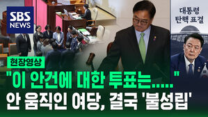 [현장영상] "이 안건에 대한 투표는&hellip;" 안 움직인 여당, 결국 '불성립'