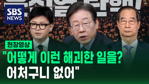 [현장영상] "한동훈, 무슨 자격으로 국정 논의하나?" 한동훈&middot;한덕수 담화에 대한 이재명 대표의 날선 반응