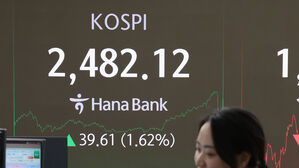 코스피, 사흘째 올라 2,480대 회복&hellip;환율은 소폭 하락