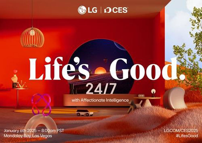 LG전자, CES 2025 'LG 월드 프리미어'