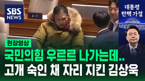 '탄핵 가결' 국민의힘 일제히 퇴장하는데&hellip;자리에 홀로 남은 김상욱 의원