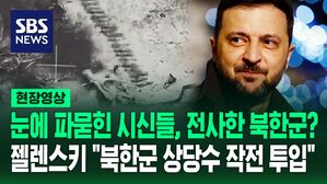 [영상] 전사한 북한군 영상? 눈 덮인 땅에 시신 수십 구가 일렬로&hellip;북&middot;우크라 교전 본격화