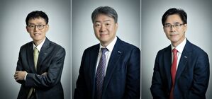 한국무역협회 임원 인사에 따라 임명된 신임 장상식 국제무역통상연구원장, 정희철 무역아카데미 사무총장, 고범서 자산관리본부장(왼쪽부터)(사진=한국무역협회 제공, 연합뉴스)