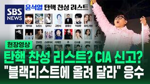 [영상] '윤석열 탄핵 찬성 리스트'에 'CIA 신고'까지, 탄핵 지지 연예인들 불똥&hellip;이승환 "이런 거 말고 블랙리스트에 올려달라" 응수