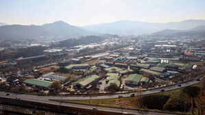 하남 덕풍동에서 바라본 하남 교산 지구 일대의 모습 (사진=연합뉴스)