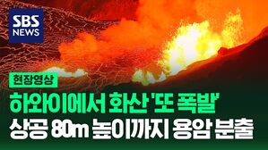 [영상] 하와이에서 두 번째로 큰 화산인 킬라우에아 또 폭발해, 세계에서 가장 활발한 화산 중 하나