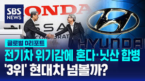 [D리포트] 전기차 위기감에 혼다&middot;닛산 합병&hellip;3위 현대차는?