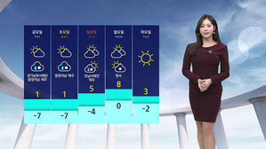 [날씨] 낮부터 찬바람 쌩쌩&hellip;차차 맑은 하늘