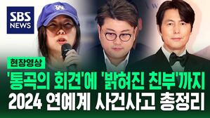 [영상] "죄인이 무슨 말" "경영권 찬탈 뭘 준비해" 2024 연예계 사건 사고 모아봤더니