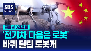[글로벌D리포트] 중국 '전기차 다음은 로봇'&hellip;바퀴 달린 로봇개