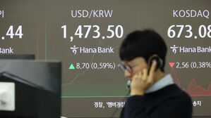 고환율&middot;정치불안 겹악재&hellip;코스피 나흘 만에 2,400선 내줘