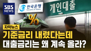 [자막뉴스] 기준금리 내렸다는데&hellip;대출금리는 왜 올라?