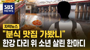 [자막뉴스] "분식 맛집 가봤니"&hellip;한강 다리 위 소년 살린 한마디