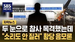 [자막뉴스] 두 눈으로 참사 목격했는데&hellip;"소리도 안 질러" 황당 음모론