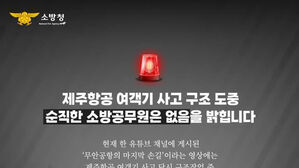 제주항공 참사 구조 도중 소방관 순직했다?
