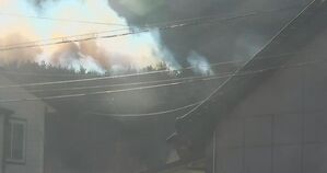 울산시 울주군 범서읍 야산에서 발생한 산불(사진=울산소방본부 제공, 연합뉴스)