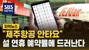 [자막뉴스]"제주항공 안타요" 설 연휴 예약률에 드러난다