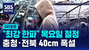 [D리포트] 강추위 시작, 목요일 절정&hellip;충청&middot;전북 30cm 폭설