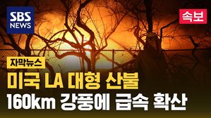 [자막뉴스] 미국 서부에 큰 산불&hellip;시속 160km 강풍에 좀처럼 진압 속수무책
