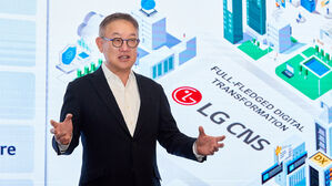 발표하는 현신균 LG CNS 사장(사진=LG CNS 제공, 연합뉴스)