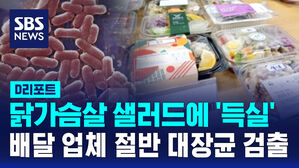 [D리포트] 배달 닭가슴살 샐러드에 대장균 '득실'&hellip;업체 절반서 검출