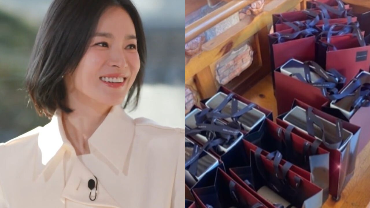 [SBS Star] Song Hye Kyo Delights with Thoughtful Gifts for Cho Sae-ho & 'You Quiz on the Block' Team