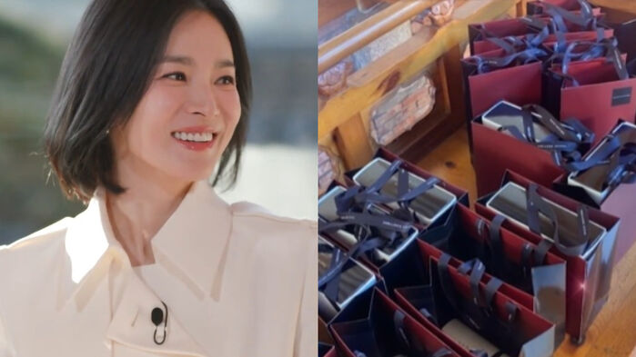 Song Hye Kyo Delights with Thoughtful Gifts for Cho Sae-ho & 'You Quiz on the Block' Team