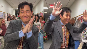 [SBS Star] VIDEO: Lee Jung Jae Gives the Cutest Reaction to American Staff Welcoming Him in Korean