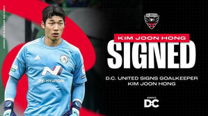MLS DC 유나이티드에 입단한 골키퍼 김준홍(사진=DC 유나이티드 홈페이지 캡처, 연합뉴스)