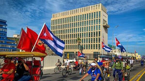 쿠바 주재 미국대사관 건물 (사진=AFP, 연합뉴스)