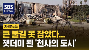 큰 불길 못 잡았다...잿더미 된 '천사의 도시'