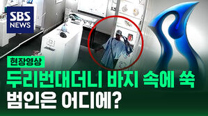 [현장영상] 두리번대더니 바지 속에 쑥&hellip;범인은 어디에?