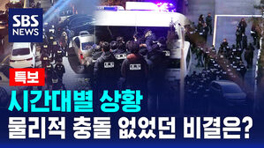 [뉴스특보] 시간대별 상황&hellip;물리적 충돌 없었던 비결은?