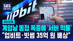 [D리포트] 업비트&middot;빗썸 '계엄일 서버 먹통'에 35억 원 배상